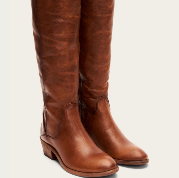 Women knee high frye boots Carson piping tall - Picture 1 of 3